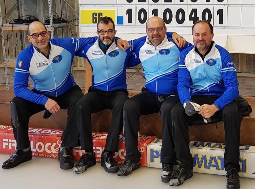 Il Curling Club 66 Campioni d’ Italia in categoria Master