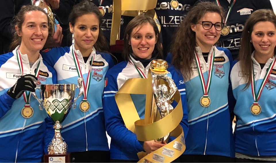 Campionesse d’Italia di serie A le donne del Dolomiti Fontel